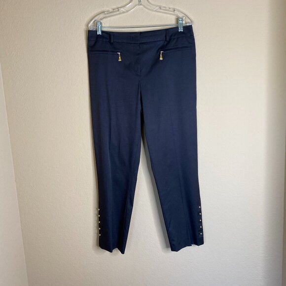 escada cropped pants w/ stud detail - Picture 1 of 5